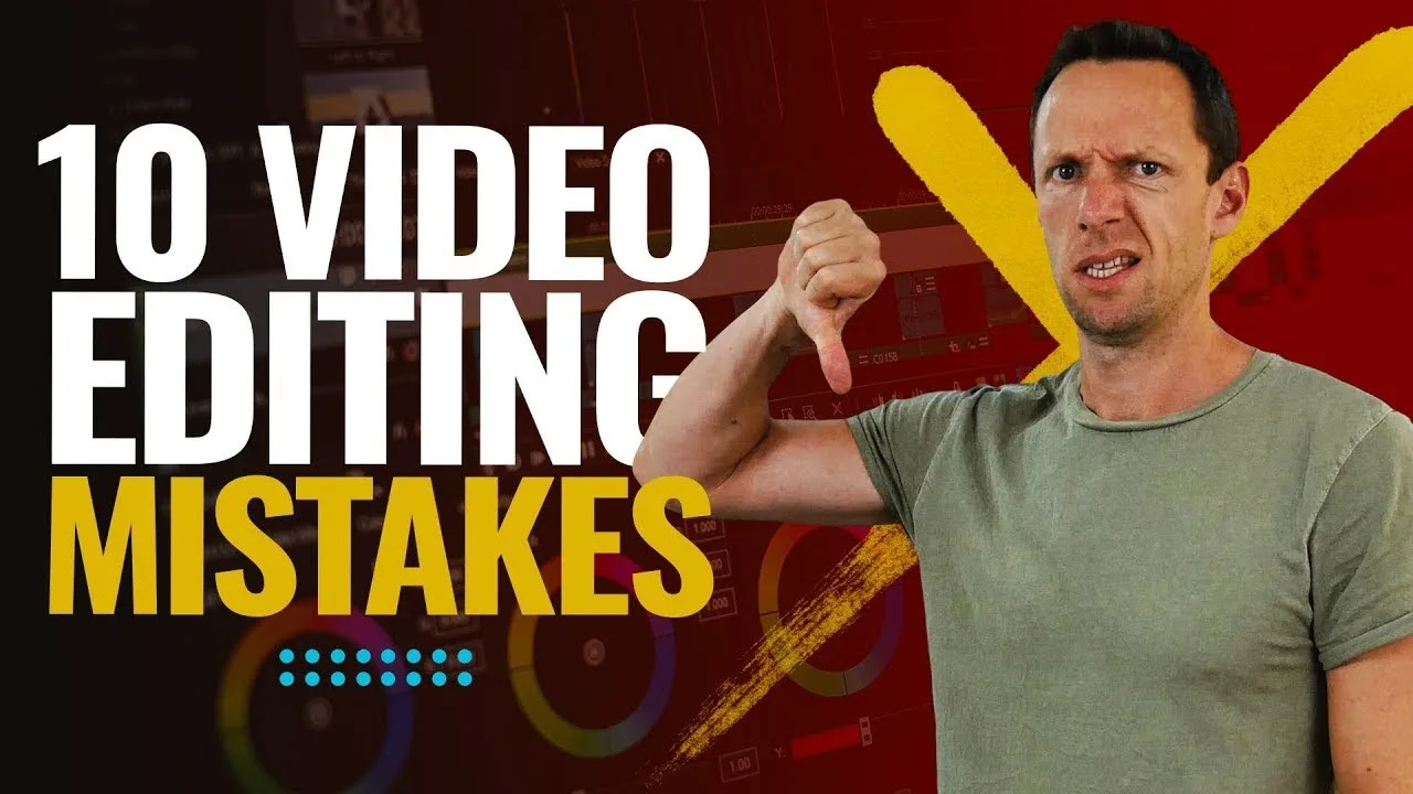 10 Mistakes NEW Video Editors Make (Video Editing Tips for Beginners!)