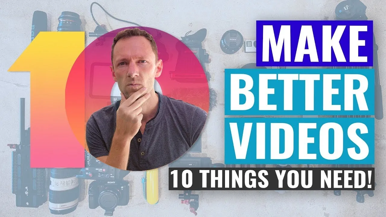 10 Things to Buy to MAKE BETTER VIDEOS, Faster!
