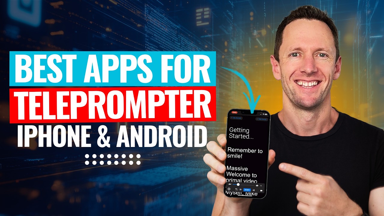 Best Teleprompter Apps For iPhone & Android in 2026