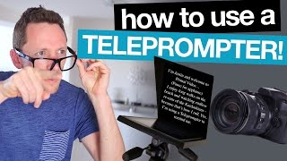 How To Use a Teleprompter for Videos!
