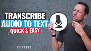 How To Transcribe Audio To Text (UPDATED Video Transcription Tutorial!)
