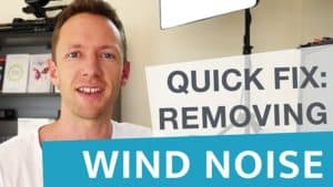 Removing Wind Noise in Videos: Quick Fix - Microphone