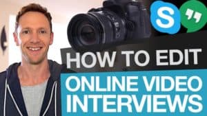 Editing Online Interviews: How to Edit Skype Interview Footage - Camera lens
