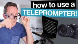 How To Use a Teleprompter for Videos! - Video editing software