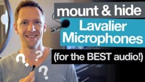 Ultimate Lavalier Microphone Tip: How to Mount (and Hide) for the BEST Audio! - Microphone