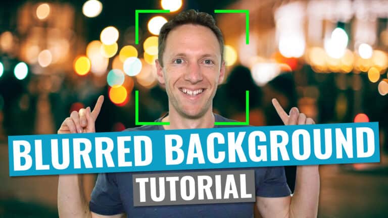 How to Get a Blurred Background in Videos DSLR, Camera AND Smartphone Tutorial!