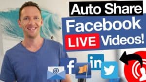 Automatically Share Facebook Live Videos When You Go LIVE! - T-shirt