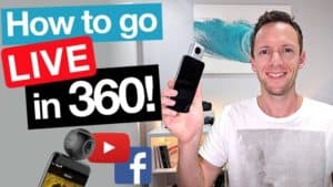 360 Live Streaming Tutorial: 360 Degree Video on Facebook Live and YouTube! - Immersive video