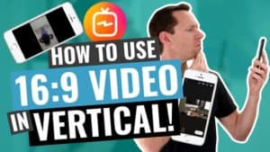 Horizontal videos for IGTV