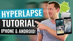 how to make hyperlapse video with iPhone