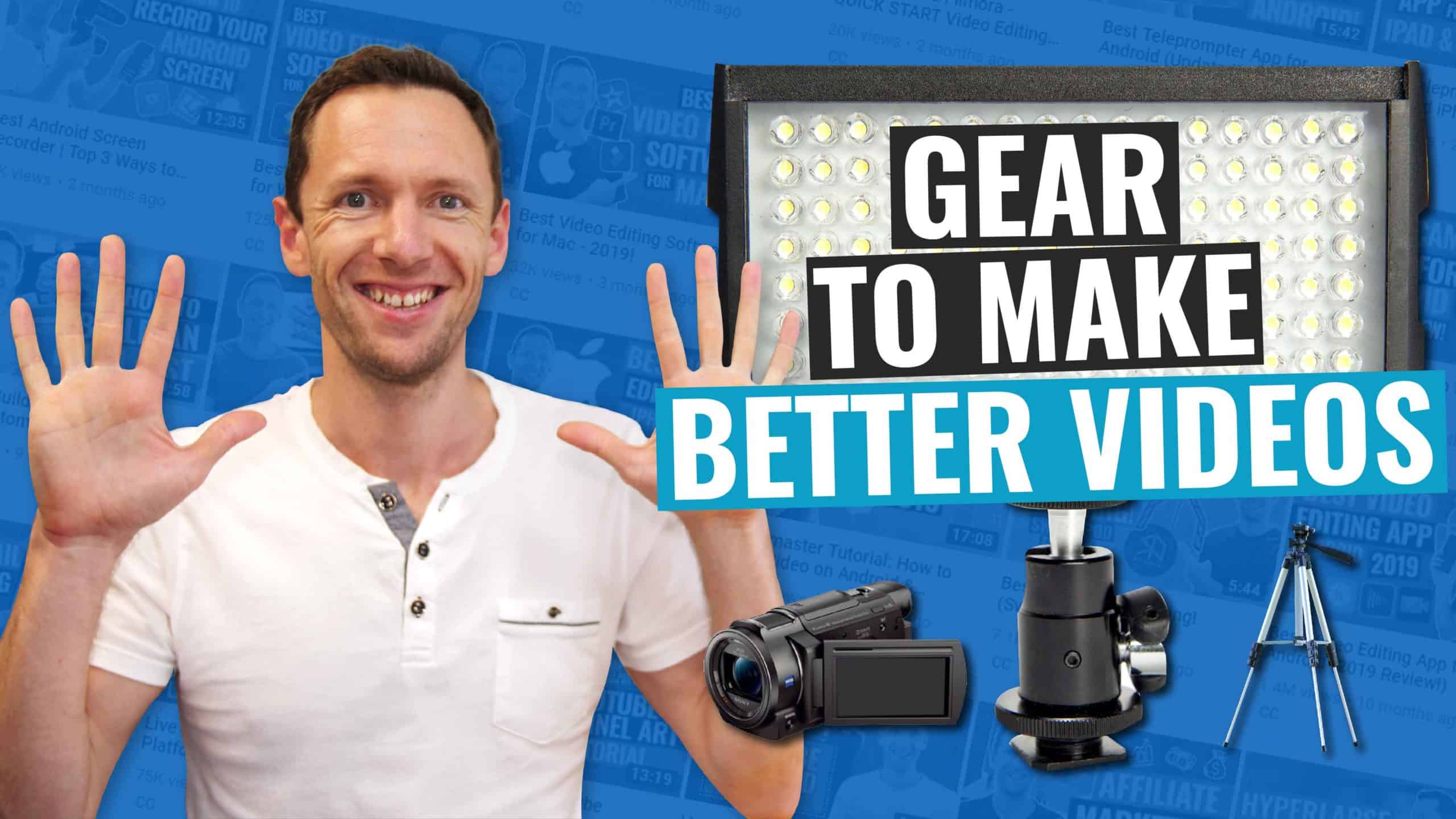 10 Things to Buy to MAKE BETTER VIDEOS, Faster!