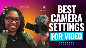 YT Thumbnail Best Camera Settings for VIDEO (Dynamic & Sharp Videos!)