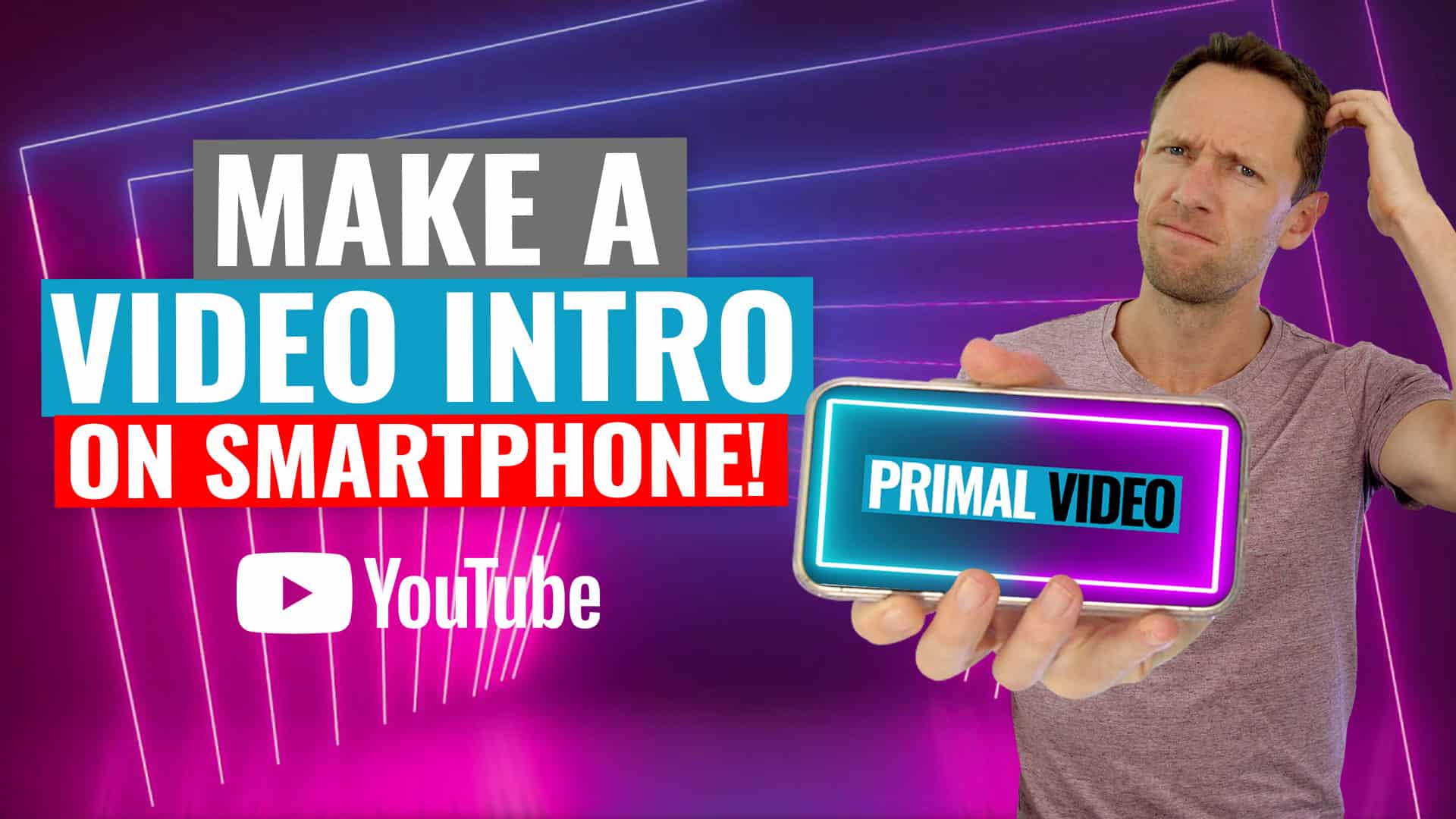 How to Make a Video Intro for YouTube on SMARTPHONE (iPhone & Android!)