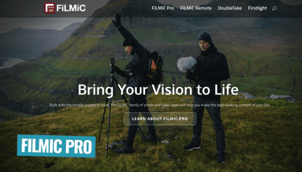 FiLMiC Pro is an awesome option for filming outside of the YouTube app 