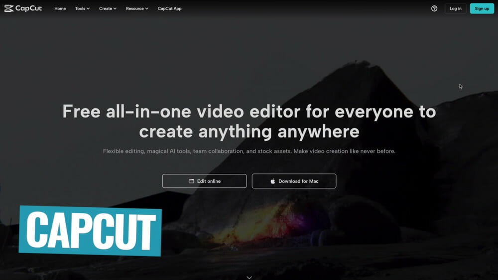 Editor gratuito de vídeo e foto para Mac, Windows e Linux conheça o CapCut  Online, editor png gratuito online 