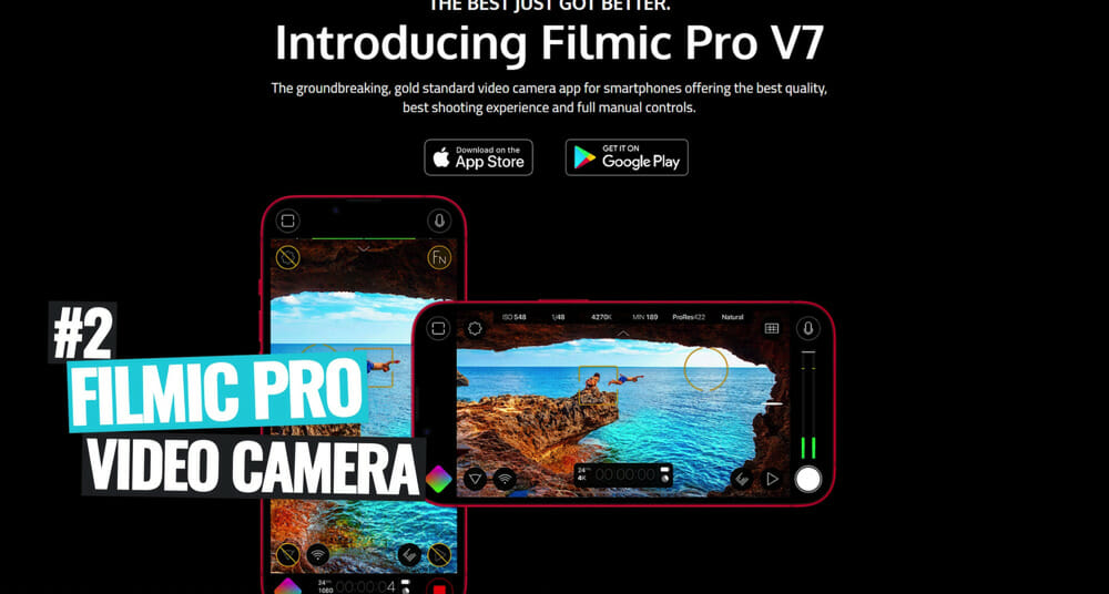 FiLMiC Pro is another top contender for best camera app for iPhone