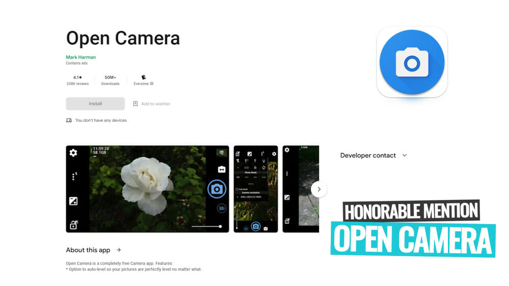 Open Camera App