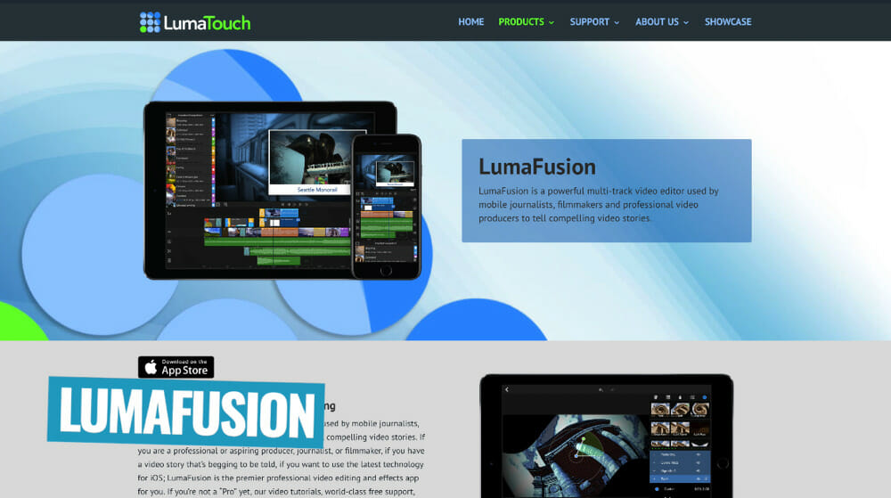 LumaFusion website