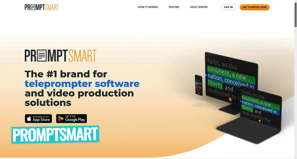PromptSmart Website Homepage