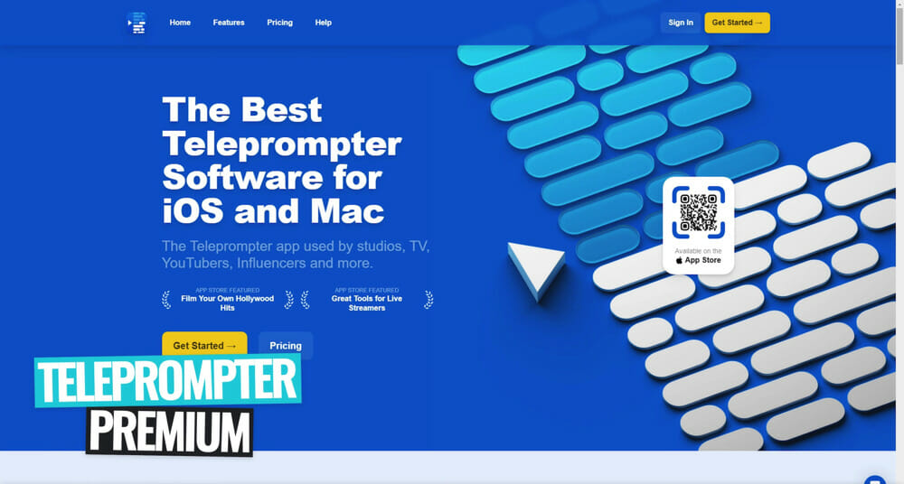 Telepromoter Premium Website Homepage