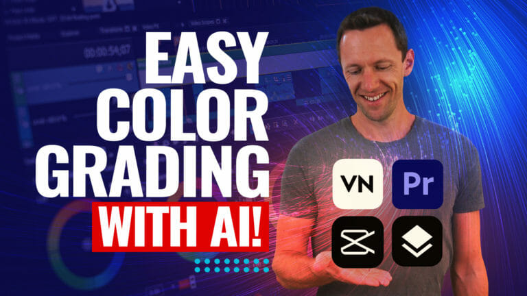 How To Color Correct Video - Best AI Color Grading Tools!
